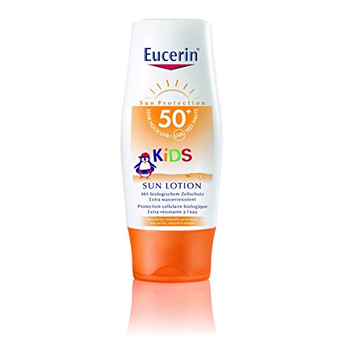 Eucerin Sun Sensitive Protect Kids SPF50 Loción Solar Niños, 150ml