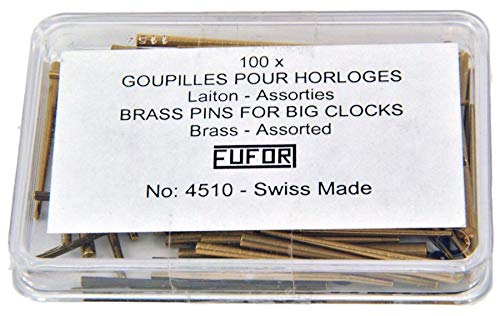 eufor cónica vorst esquina lápices 100 latón lápices XL Swiss Made Clock Pins Graded