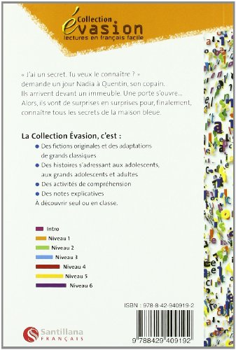 EVASION NIVEAU 1 DANS LA MAISON BLEUE + CD (Evasion Lectures FranÇais) - 9788429409192