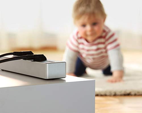 Eve Energy Strip - Regleta Triple Inteligente con Contador eléctrico y tecnología Apple HomeKit