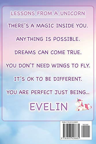 Evelin: Want To Give Evelin A Unique Memory & Emotional Moment? Show Evelin You Care With This Personal Custom Named Gift With Evelin's Very Own ... Be A Useful Planner Calendar Notebook Journal