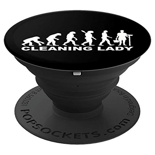 Evolución de la señora de la limpieza PopSockets Agarre y Soporte para Teléfonos y Tabletas