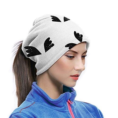 Ewtretr Black Wings Neck Gaiter Warmer Hombres Mujeres Warm Windproof Neck Warmer