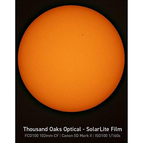 Explore Scientific Sun Catcher - Filtro Solar para Reflector de 150-165 mm y telescopio SC de 8" para observar el Sol en Blanco