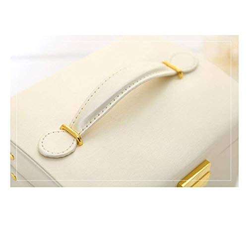 Exquisito y hermoso Caja del cajón de almacenamiento de joyería doble XLhzh cosmética organizadores el caso de las mujeres for el almacenamiento de objetos pequeños, tales como pendientes y anillos et