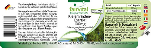 Extracto de Corteza de Pino 100mg - Pinus pinaster atlantica - VEGANO - 95% de proantocianidinas - Dosis elevada - 180 Cápsulas (60 Cápsulas x 3)- Calidad Alemana