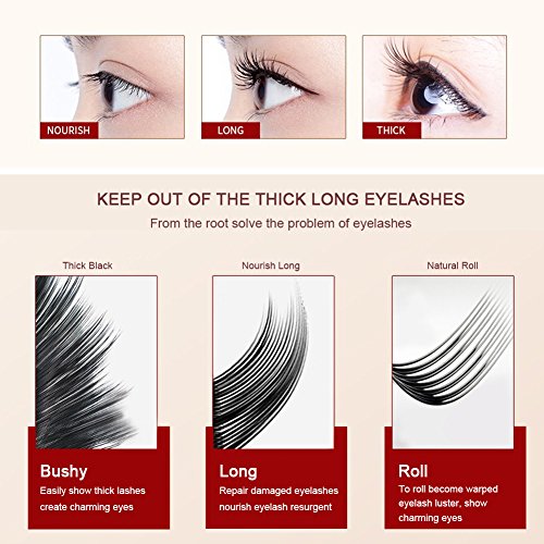 Eyelash Enhancer, pestañas más gruesas al 100%. La esencia nutritiva del rímel en suero mejora la apariencia del crecimiento y rebrote natural de las pestañas exuberantes