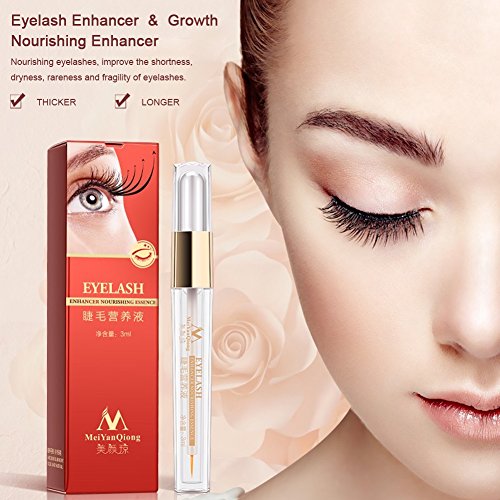 Eyelash Enhancer, pestañas más gruesas al 100%. La esencia nutritiva del rímel en suero mejora la apariencia del crecimiento y rebrote natural de las pestañas exuberantes
