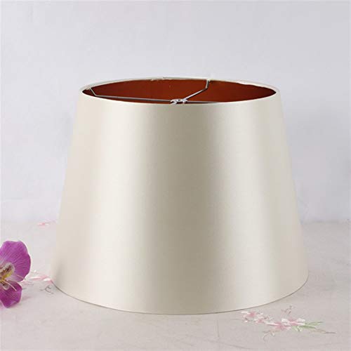 Fácil ajuste de pie moderna Escritorio Pantalla Luz Sombra E27 Art Deco lámpara redonda for lámpara de mesa lámpara de pie tela de la cortina de color beige pantallas cubierta de la lámpara de estilo