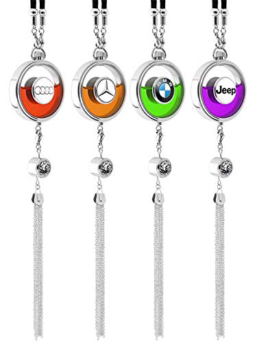 Fankeshi Car Logo Ambientador Fragancia Aroma Espejo Colgante Ornamento Perfume