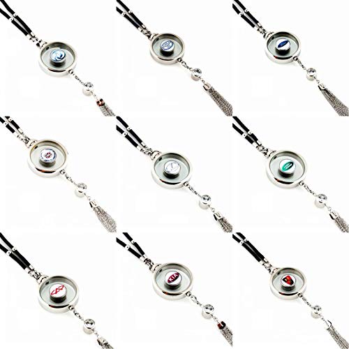 Fankeshi Car Logo Ambientador Fragancia Aroma Espejo Colgante Ornamento Perfume