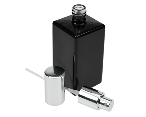 Fantasia 446172 - Pulverizador de cristal (100 ml, 13 x 4 cm), color negro