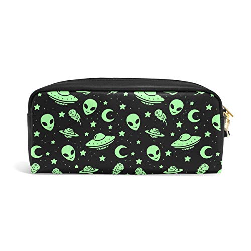 FANTAZIO - Estuche para lápices, diseño de Alien UFO Moon