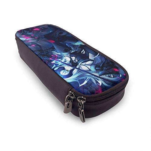 Fate Grand Order Avenger Jeanne D'Arc Alter Leather Pencil Case Big Capacity with Zipper Large Storage Pen Pencil Pouch Stationery Organizer Practical Bag Holder