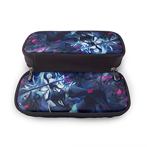Fate Grand Order Avenger Jeanne D'Arc Alter Leather Pencil Case Big Capacity with Zipper Large Storage Pen Pencil Pouch Stationery Organizer Practical Bag Holder