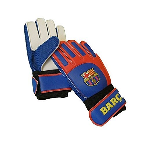 FC BARCELONA- Guantes de Portero, Infantil- Talla 6