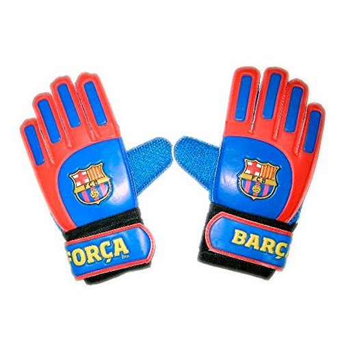 FC BARCELONA- Guantes de Portero, Infantil- Talla 6