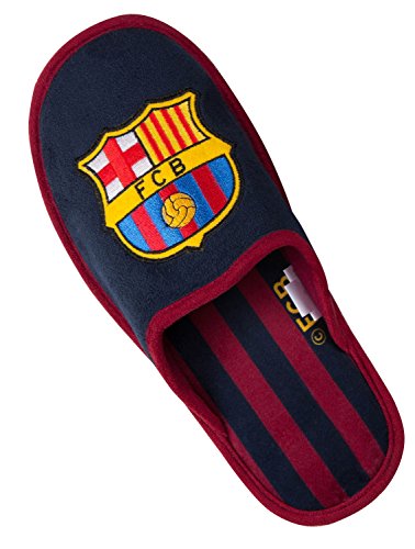 FC Barcelone - Zapatillas del Barça para hombre, colección oficial, talla de adulto, Hombre, azul, 38