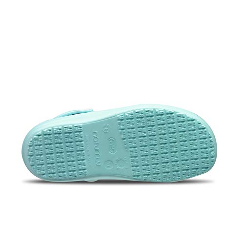 Feliz Caminar - Zueco Laboral Sirocos Agua Marina, 37- Naturfly