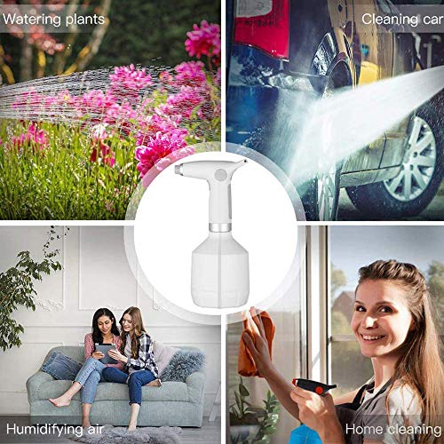 FiiMoo Aerosol eléctrico, Botella de Spray electrico para Plantas y Flores, Regadera eléctrica para Alcohol, Limpieza del hogar, 1000ML (Azul)