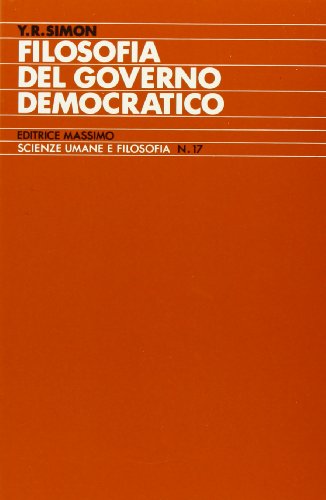 Filosofia del governo democratico (Scienze umane e filosofia)