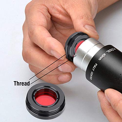 Filtro de Color de la Lente del Ocular, Filtro de Color de la Lente del Ocular del telescopio de 0.96 Pulgadas para Moon Nebula Planet Sun