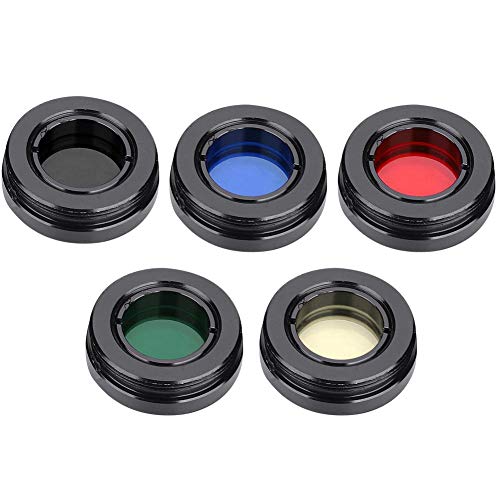 Filtro de Color de la Lente del Ocular, Filtro de Color de la Lente del Ocular del telescopio de 0.96 Pulgadas para Moon Nebula Planet Sun