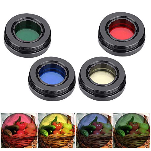Filtro de Color de la Lente del Ocular, Filtro de Color de la Lente del Ocular del telescopio de 0.96 Pulgadas para Moon Nebula Planet Sun