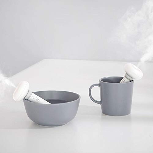 Finelyty Mini Humidificador De Viaje, USB Humidificador Portátil De Niebla, Humidificador De Aire De Viaje Dona, Difusor De Aire con Poco Ruido Y Sin Botella De Agua