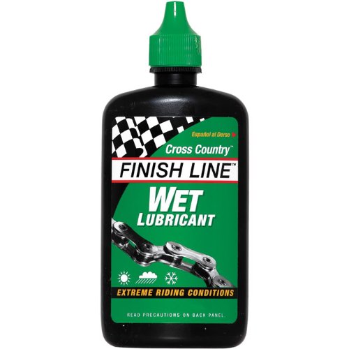 Finish Line - Lubricante húmedo con teflón para cadenas de Mountain Bike (120 ml)
