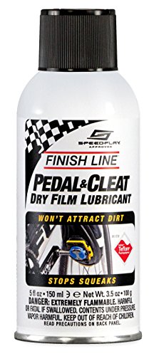 Finish Line - Lubricante para Pedal y Tacos de película Seca Aerosol, 5 onzas