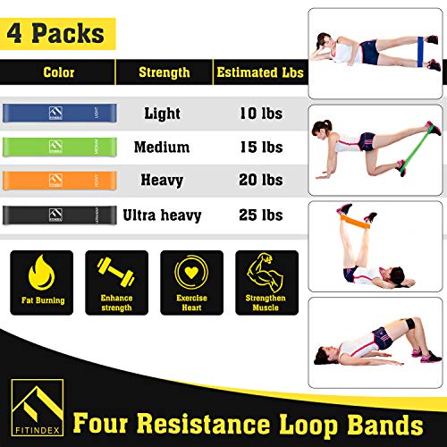 FITINDEX Kit de entrenamiento de resistencia corporal,Correas de suspensión de uso doméstico,Equipo de resistencia fitness con cintas de resistencia,para gimnasia en interiores o exteriores
