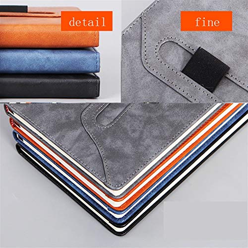 FJXQCY Dotted Journal/Cuaderno Punteado, Cuaderno Clásico, Acta De La Reunión, Diseño De La Pluma, 3 Tamaños, 4 Colores, 200 Páginas (Color : Gris, Size : A5)