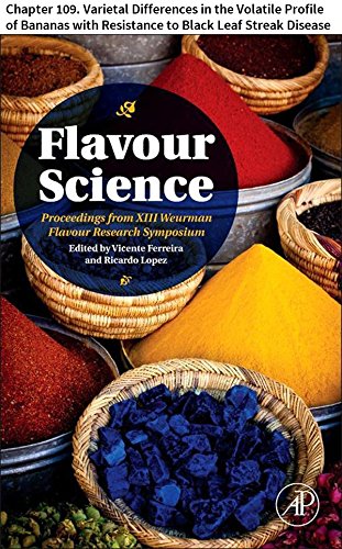 Flavour Science: Chapter 109. Varietal Differences in the Volatile Profile of Bananas with Resistance to Black Leaf Streak Disease (English Edition)