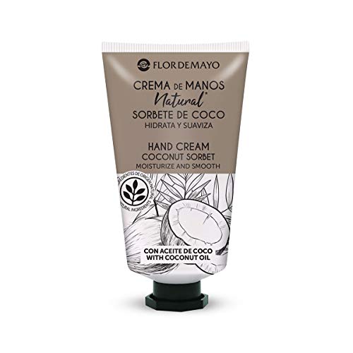 Flor de Mayo, Set hidratante aroma Sorbete de Coco, Aceite Corporal 100ml, Crema Corporal 50ml, Crema de Manos 30ml - Una experiencia muy divertida