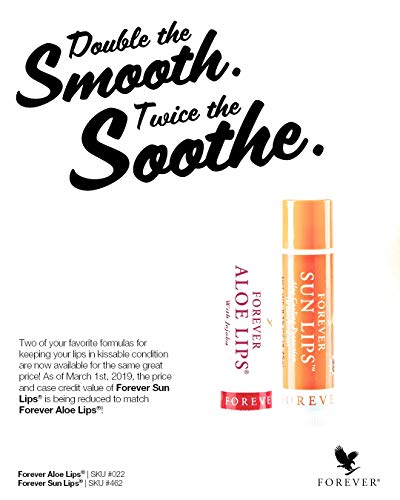 Forever Original, hidratante, brillo de labios con fórmula basada en aloe vera, 12 unidades