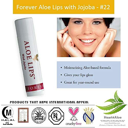 Forever Original, hidratante, brillo de labios con fórmula basada en aloe vera, 12 unidades