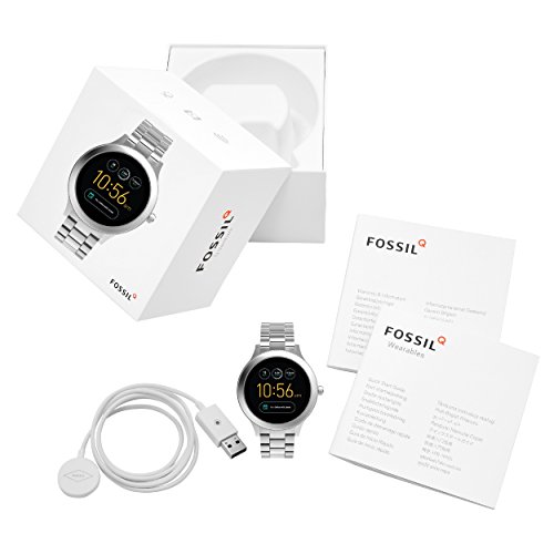 Fossil Reloj Mujer de Digital con Correa en Acero Inoxidable FTW6003