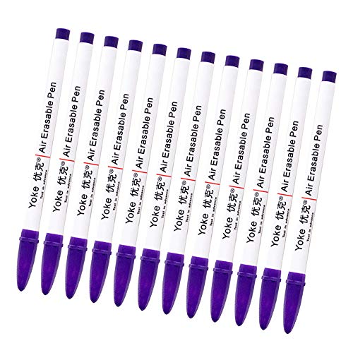freneci 12x Rotulador De Tinta Rotulador Borrable Para Coser Marcado Temporal 15 Cm