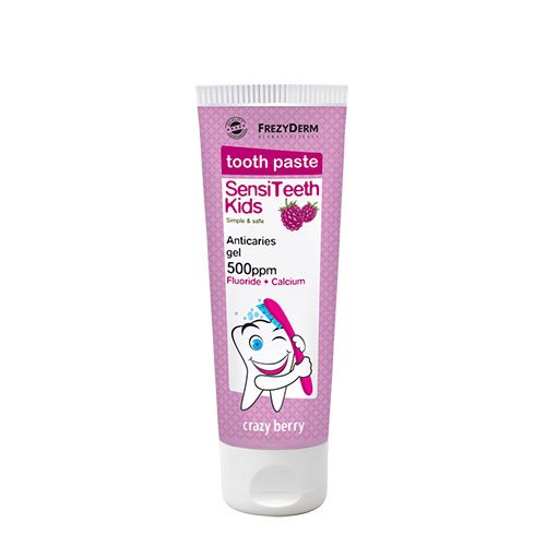 FREZYDERM Sensiteeth Kids Toothpaste, 500 ppm