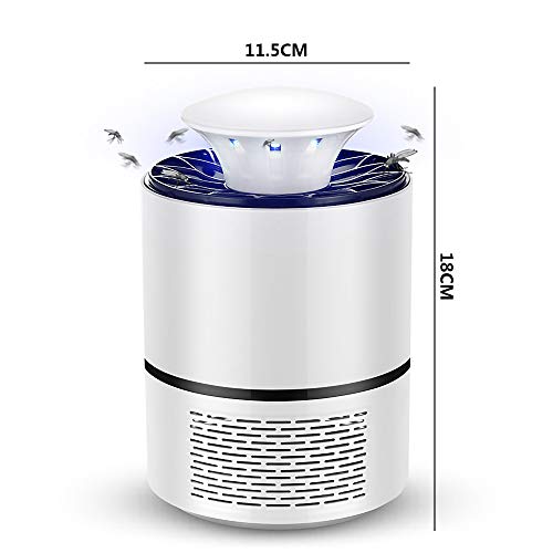 FRGHF UV Lámpara Anti Mosquitos, Interior Mosquito de la Lámpara Lámpara Mosquito Electrico Multi-Insecto Lámpara Mata Insectos Electrico Matar Mosquitos y Moscas (11.5 * 18cm) (11.5 * 18cm)