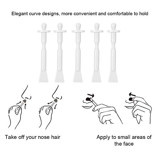 Frijoles de cera para el cabello con nariz de 50 g, cera depilatoria portátil con ingredientes de extracción de plantas/palillo para el pelo de la nariz/vaso de papel, para pieles sensibles piel