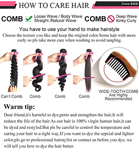 FRTG Cabello Virgen Brasileño 1B / Gris, Armadura De Cabello Real Armadura De Cabello Liso Gris Degradado,12