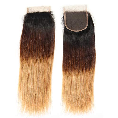 FRTG Extensión Brasileña Rubia Clara del Cabello Humano De 10A 1B / 4/27 Ombre,24