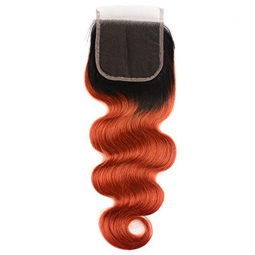 FRTG Extensiones De La Onda del Cuerpo del Cabello Humano Peruano De 10A 1B / 350# Ombre,24