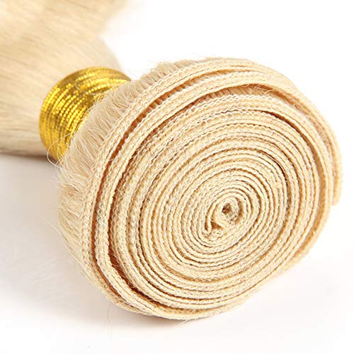 FRTG Onda del Cuerpo Rubio Claro 613# Cabello Humano Brasileño Armadura Real Brasileña del Cabello,12