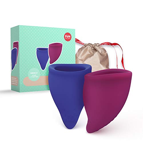 FUN FACTORY Silicone Menstrual Cup Fun Cup Package B - Grape tramarine 600 gr (4032498950020)