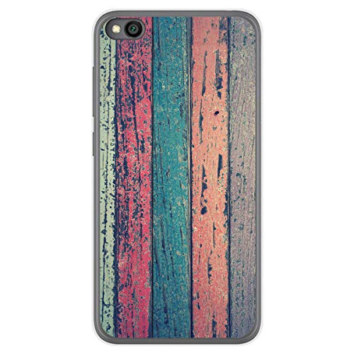Funda Gel TPU para Xiaomi Redmi Go diseño Madera 10 Dibujos