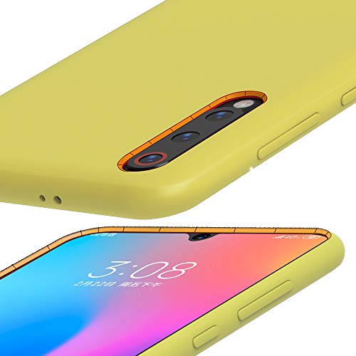 Funda para Xiaomi Mi 9/Mi 9 SE Teléfono Móvil Silicona Liquida Bumper Case y Flexible Scratchproof Ultra Slim Anti-Rasguño Protectora Caso (Blue, Xiaomi Mi 9)