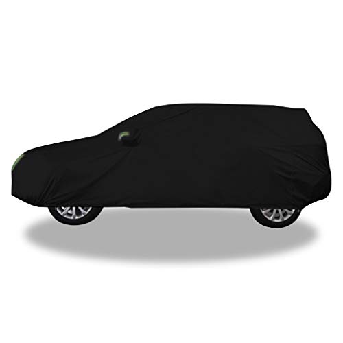 Funda protectora para coche – impermeable y transpirable especial para coche de SUV X2 – Funda protectora para exteriores con protección UV completa – Negro (tamaño: tela Oxford – una capa)